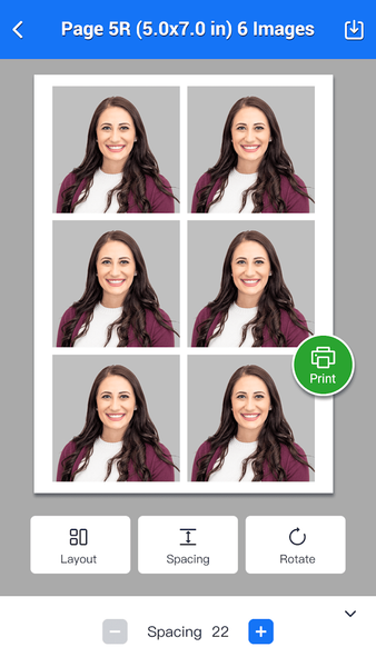 IDPhoto & Passport Photo Maker - عکس برنامه موبایلی اندروید