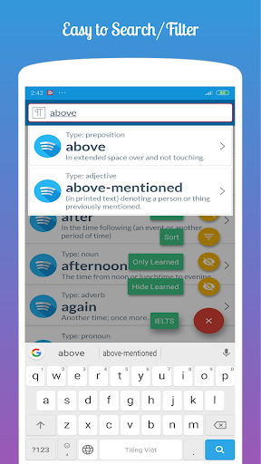 IELTS Vocabulary PRO - Image screenshot of android app