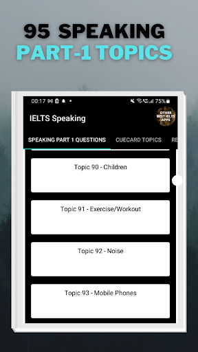 IELTS Speaking App - عکس برنامه موبایلی اندروید