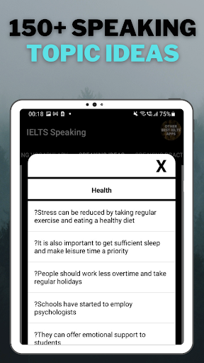 IELTS Speaking App - عکس برنامه موبایلی اندروید