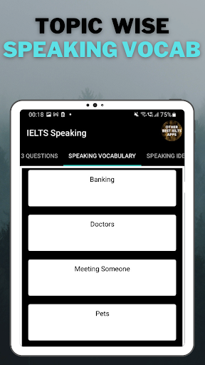 IELTS Speaking App - عکس برنامه موبایلی اندروید