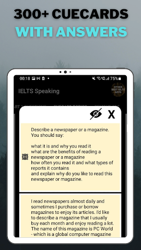 IELTS Speaking App - عکس برنامه موبایلی اندروید