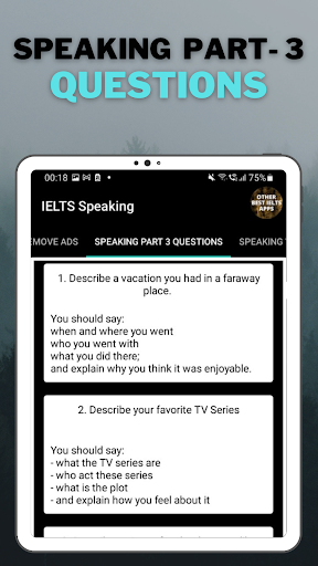 IELTS Speaking App - عکس برنامه موبایلی اندروید