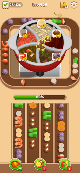 Hotpot Flow: Food Games - عکس بازی موبایلی اندروید
