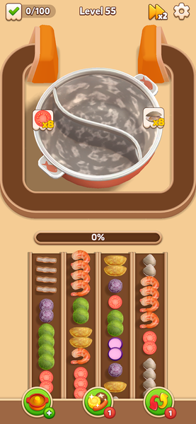 Hotpot Flow: Food Games - عکس بازی موبایلی اندروید