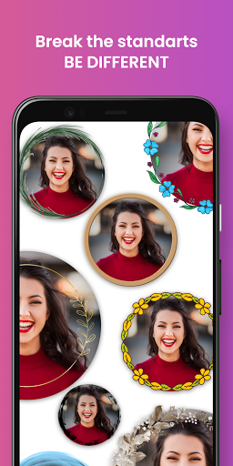 Profile Picture Border Maker - Image screenshot of android app
