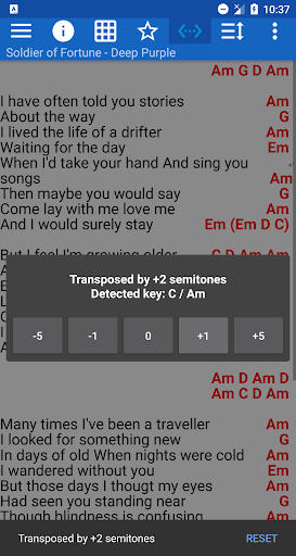 Songbook - عکس برنامه موبایلی اندروید