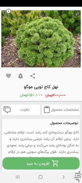فیدان نهال | خرید نهال میوه - Image screenshot of android app