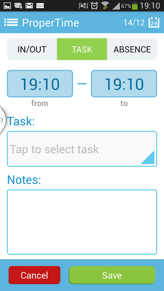 ProperTime Time Tracking - Image screenshot of android app