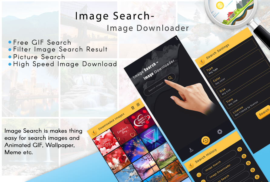 Image Search, Image Downloader - عکس برنامه موبایلی اندروید