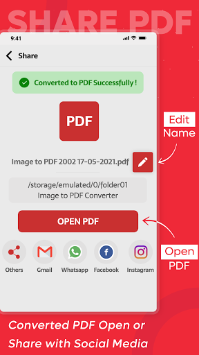 Image to PDF - PDF Editor - عکس برنامه موبایلی اندروید