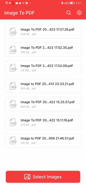 Images to PDF - Converter - Image screenshot of android app