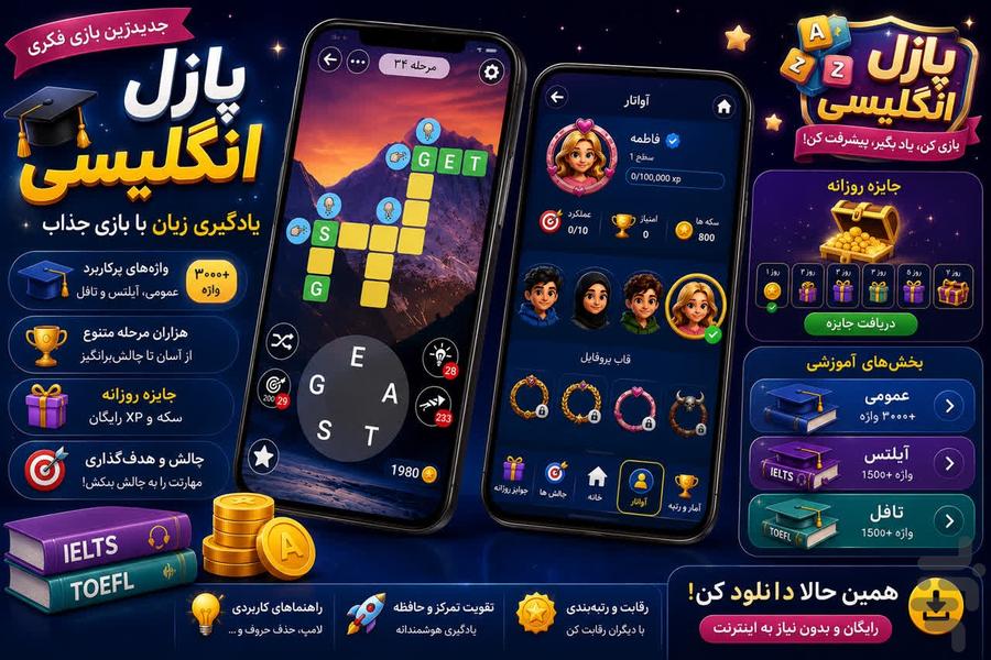 English Puzzle - Gameplay image of android game
