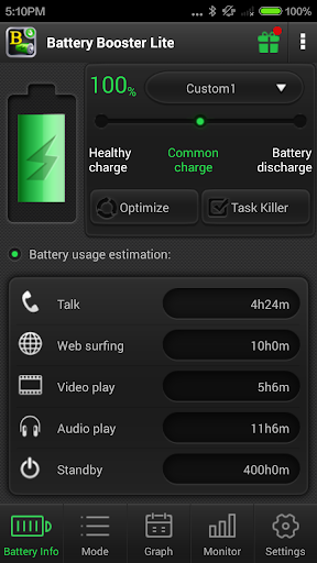 Battery Booster Lite - Image screenshot of android app