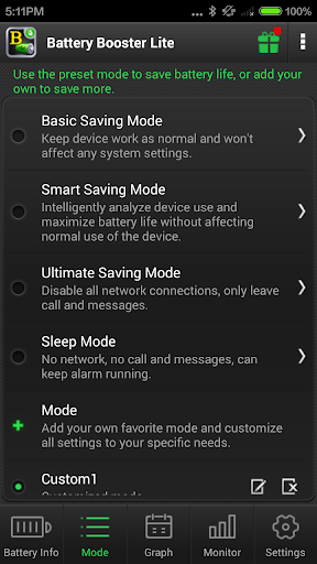 Battery Booster Lite - Image screenshot of android app