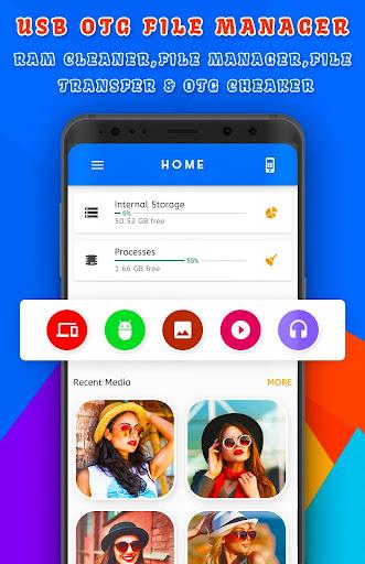 USB OTG File Manager - عکس برنامه موبایلی اندروید