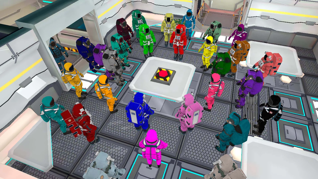 Sus imposter among crew hit us - Gameplay image of android game