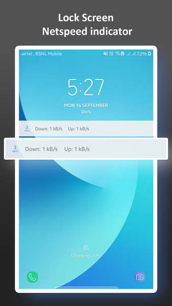Net Speed Indicator Speed Test - عکس برنامه موبایلی اندروید
