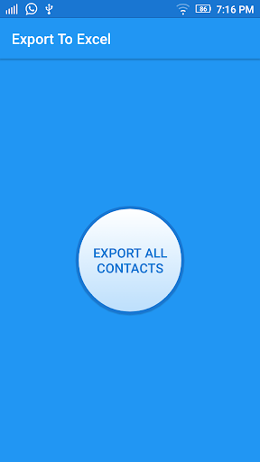Import Export Contacts Excel - عکس برنامه موبایلی اندروید