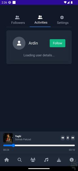 پلی کن، پخش آنلاین موزیک - عکس برنامه موبایلی اندروید
