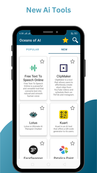 Oceans of AI - All AI Tools - عکس برنامه موبایلی اندروید