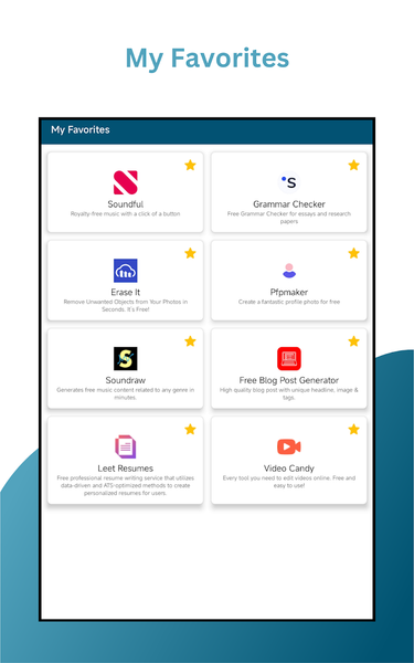 Oceans of AI - All AI Tools - عکس برنامه موبایلی اندروید