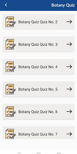 Botany - Notes & Quiz App - Image screenshot of android app