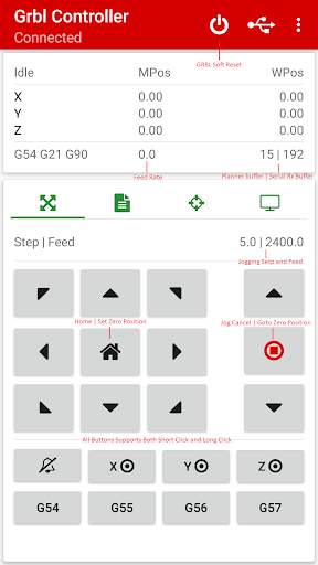 Grbl Controller - عکس برنامه موبایلی اندروید