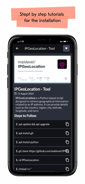 Termux Tools & Commands - Image screenshot of android app