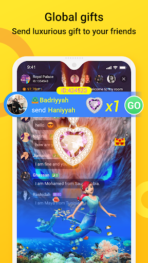YouStar-Group Voice Chat Room - Image screenshot of android app