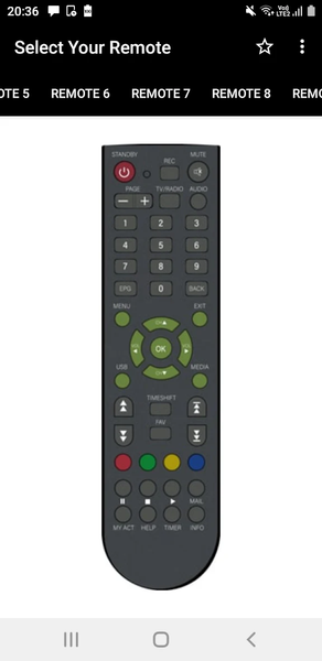 GTPL Remote Control Mobile App - عکس برنامه موبایلی اندروید