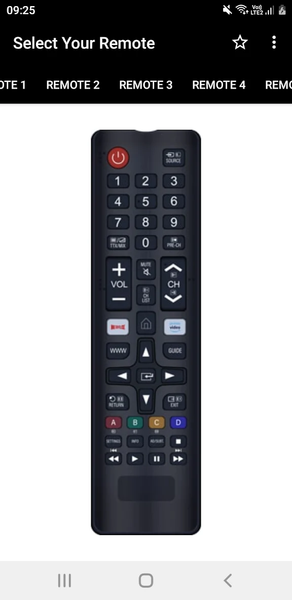 Samsung TV Remote - Image screenshot of android app