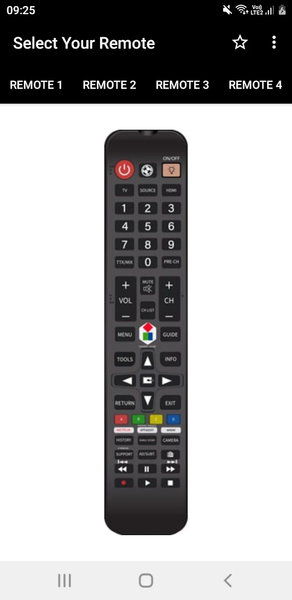 Samsung TV Remote - Image screenshot of android app