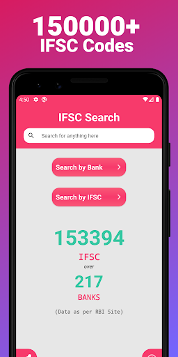 Offline IFSC Codes All Banks - عکس برنامه موبایلی اندروید