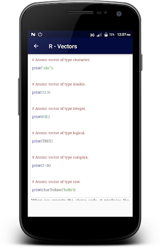 R Programming - عکس برنامه موبایلی اندروید