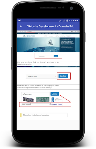 Website Development - عکس برنامه موبایلی اندروید