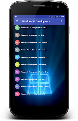 Learn - Windows ۱۰ Development - عکس برنامه موبایلی اندروید