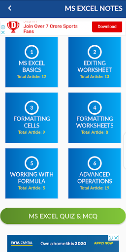 MS OFFICE (WORD EXCEL POWERPOINT) TUTORIAL OFFLINE - عکس برنامه موبایلی اندروید