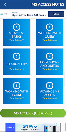 MS OFFICE (WORD EXCEL POWERPOINT) TUTORIAL OFFLINE - عکس برنامه موبایلی اندروید