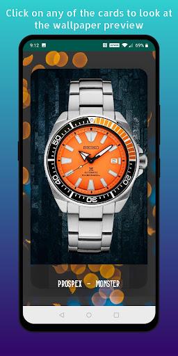 Luxury Watches Live Wallpapers - WatchIt! - Image screenshot of android app