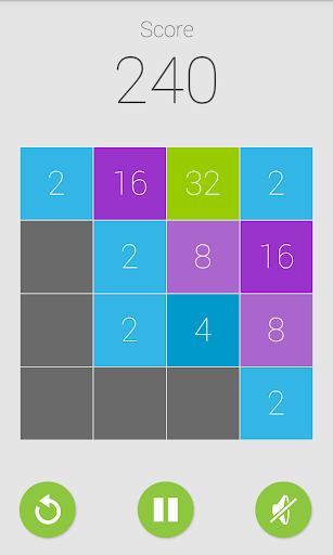 2048 - Gameplay image of android game