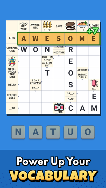 Crossword Go! - Gameplay image of android game