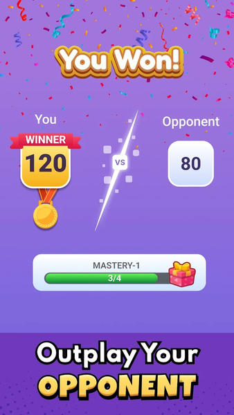 ۱v۱ Crossword GO - عکس بازی موبایلی اندروید