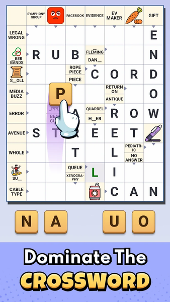 ۱v۱ Crossword GO - عکس بازی موبایلی اندروید