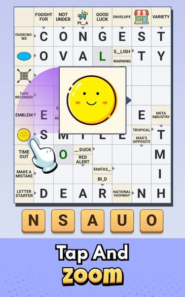 ۱v۱ Crossword GO - عکس بازی موبایلی اندروید
