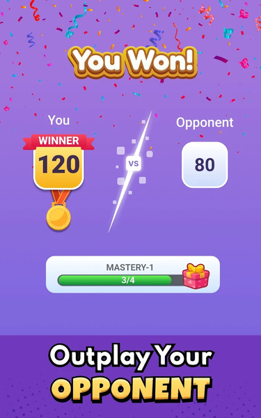 ۱v۱ Crossword GO - عکس بازی موبایلی اندروید