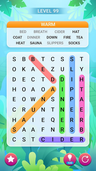 Word Search Bliss - عکس بازی موبایلی اندروید