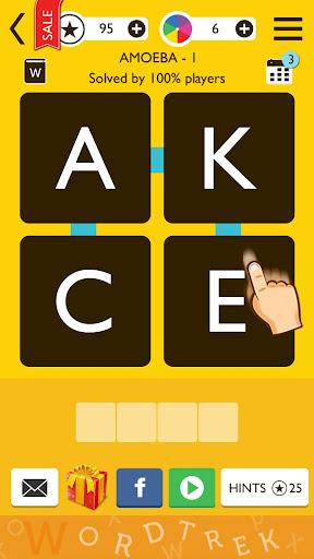 Word Trek - Word Brain streak - Gameplay image of android game