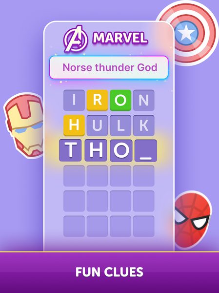 Wordy - Daily Wordle Puzzle - Gameplay image of android game