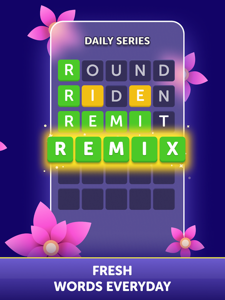 Wordy - Daily Wordle Puzzle - Gameplay image of android game